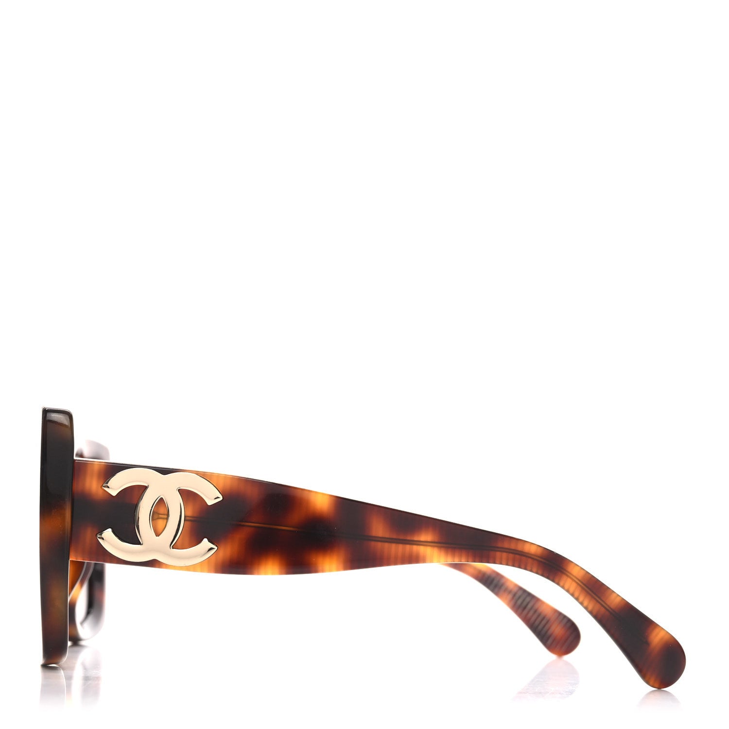 Square Polarized CC Sunglasses 5494-A Tortoise Brown