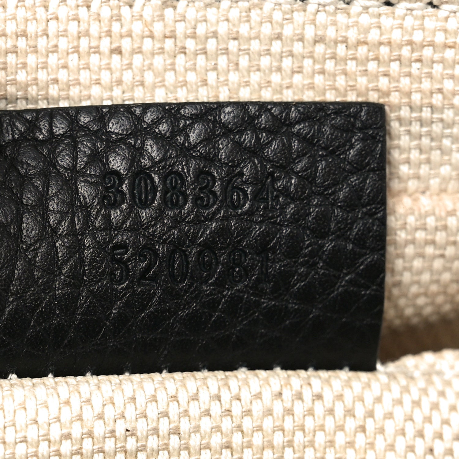 Pebbled Calfskin Small Soho Disco Bag Black