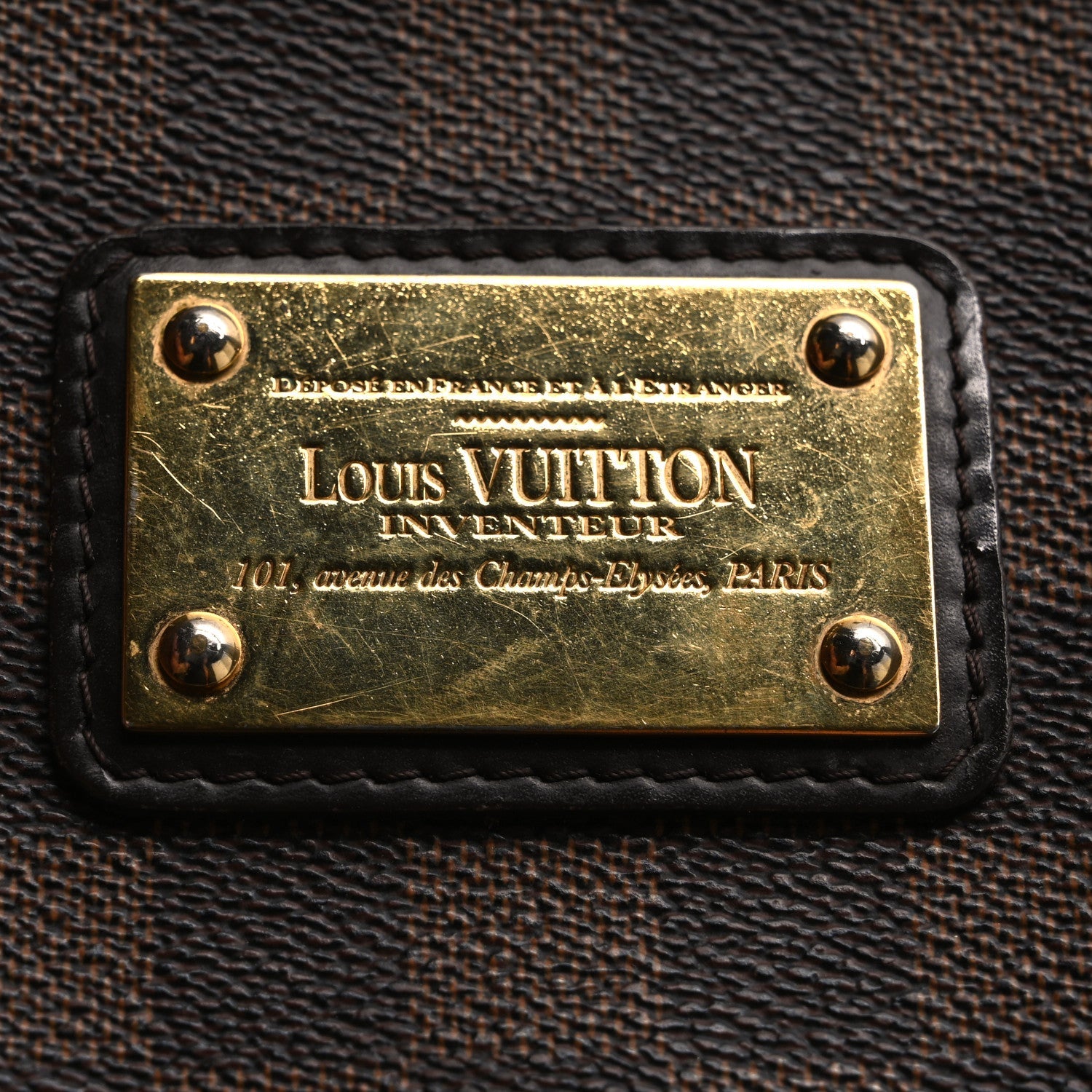 Damier Ebene Eva Clutch