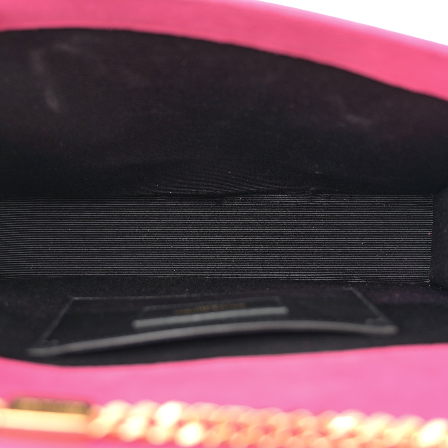 Suede Medium Monogram Kate Tassel Shoulder Bag Lipstick Fuchsia