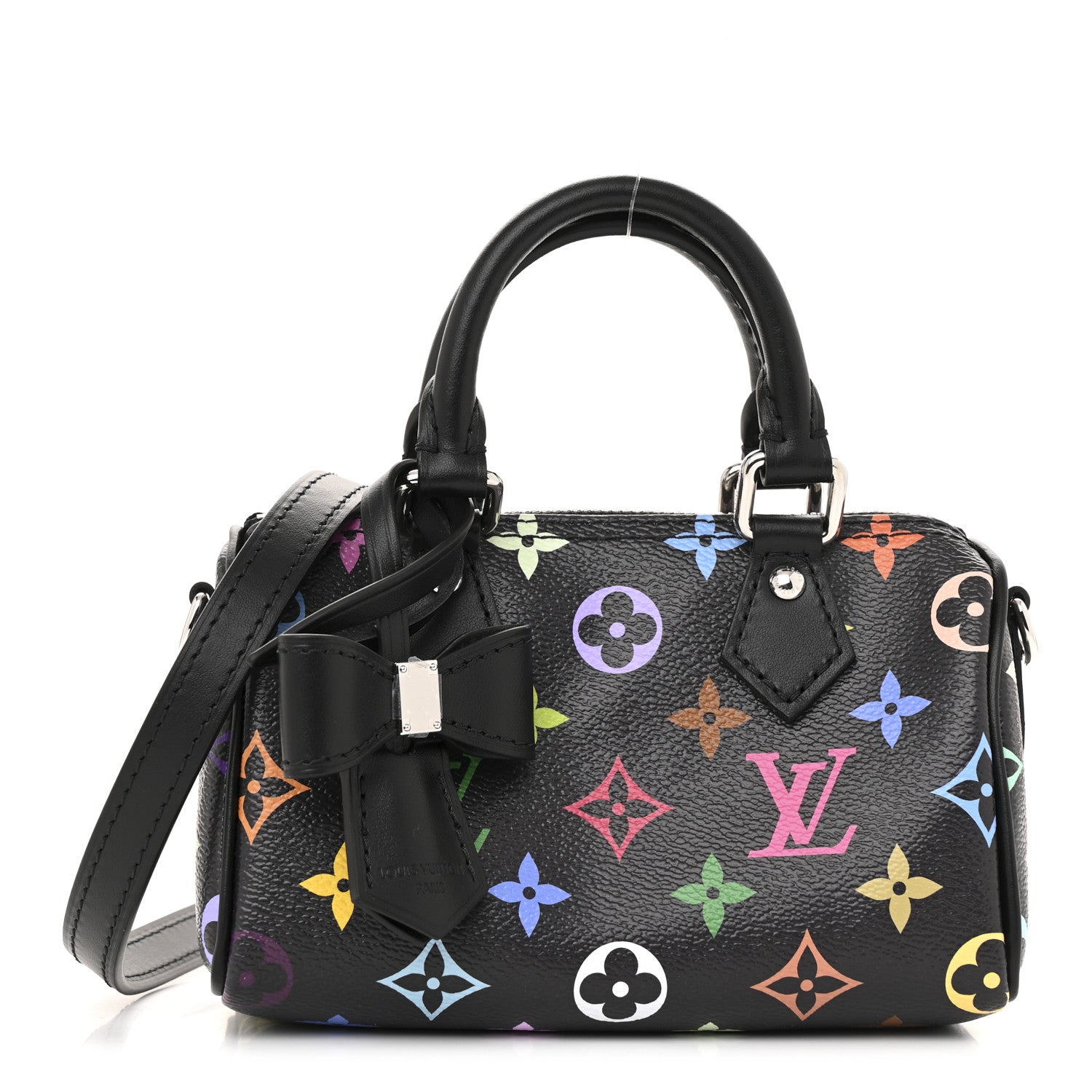 LV X TM Monogram Multicolor Nano Speedy Black