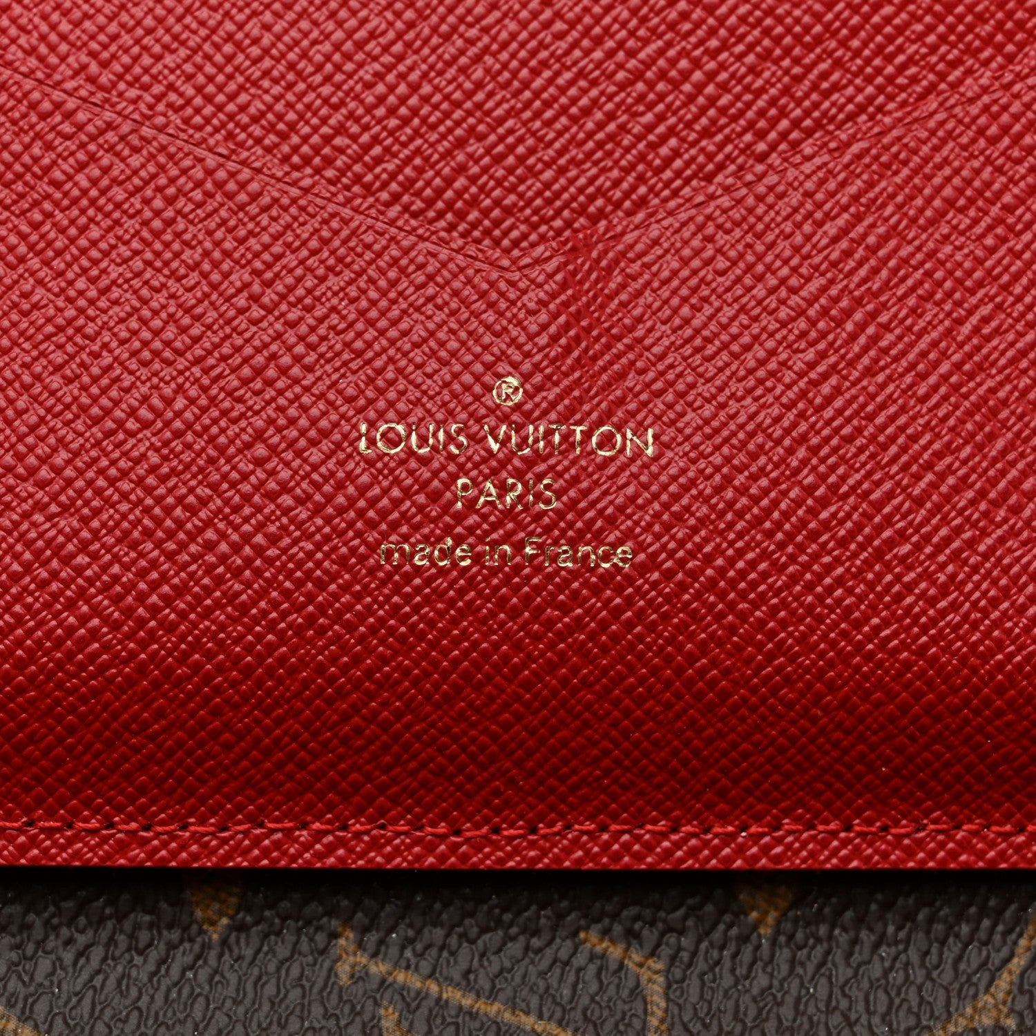 Monogram Retiro Daily Organizer Cherry