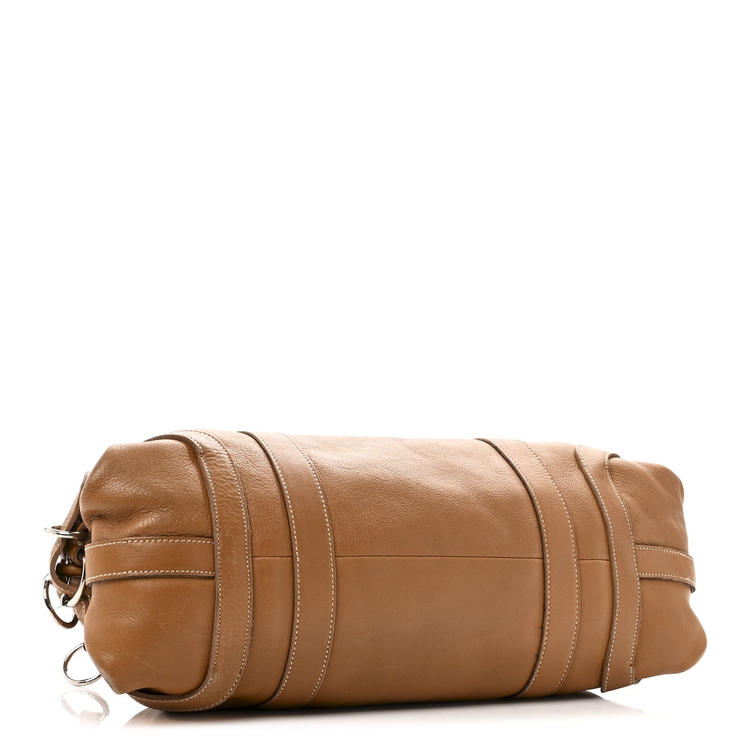 Soft Calf Top Handle Satchel Brown