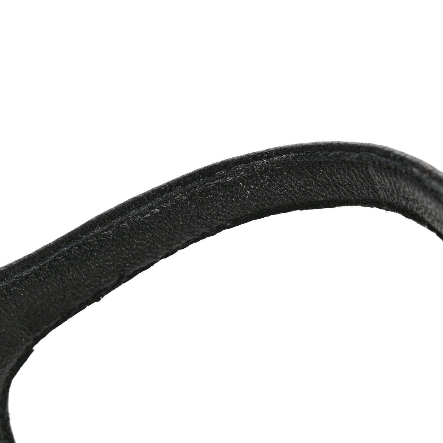 Lambskin CC Logo Thong Sandals 36 Black