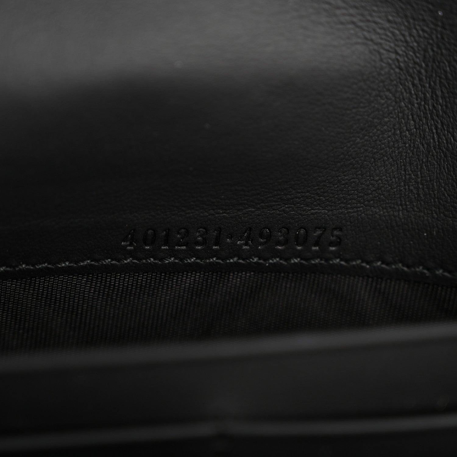 GG Supreme Monogram Mini Dionysus Chain Wallet Black