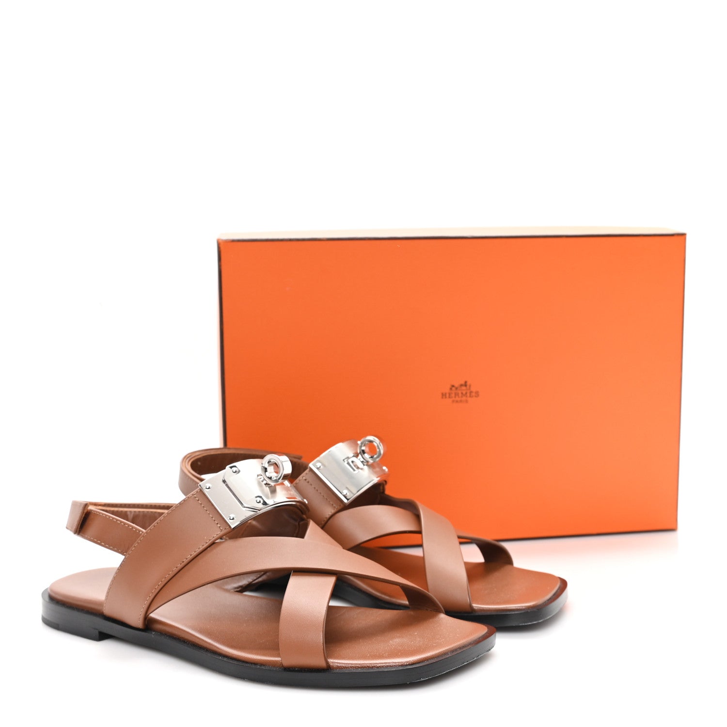 Calfskin Womens Ines Sandals 38 Gold