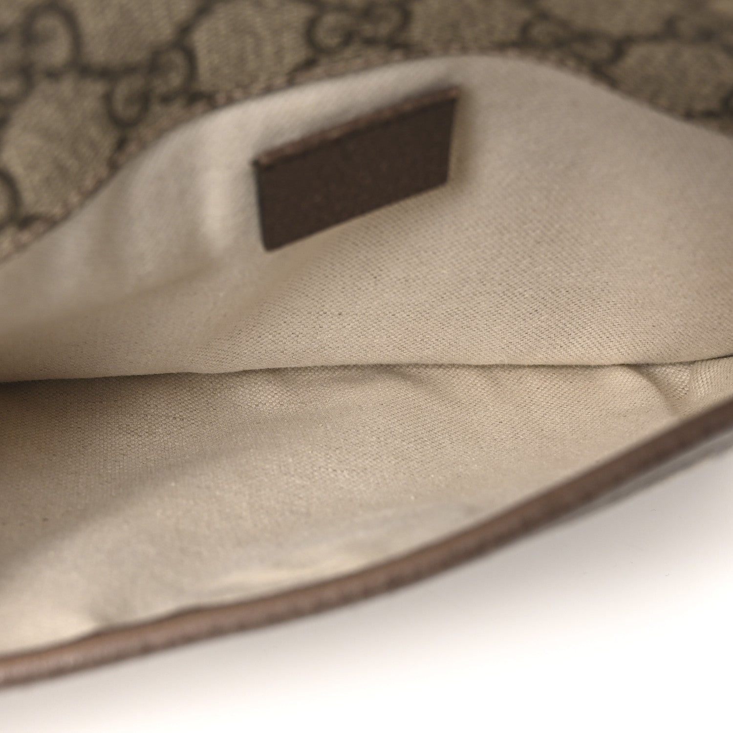 GG Supreme Monogram Neo Vintage Web Belt Bag Brown