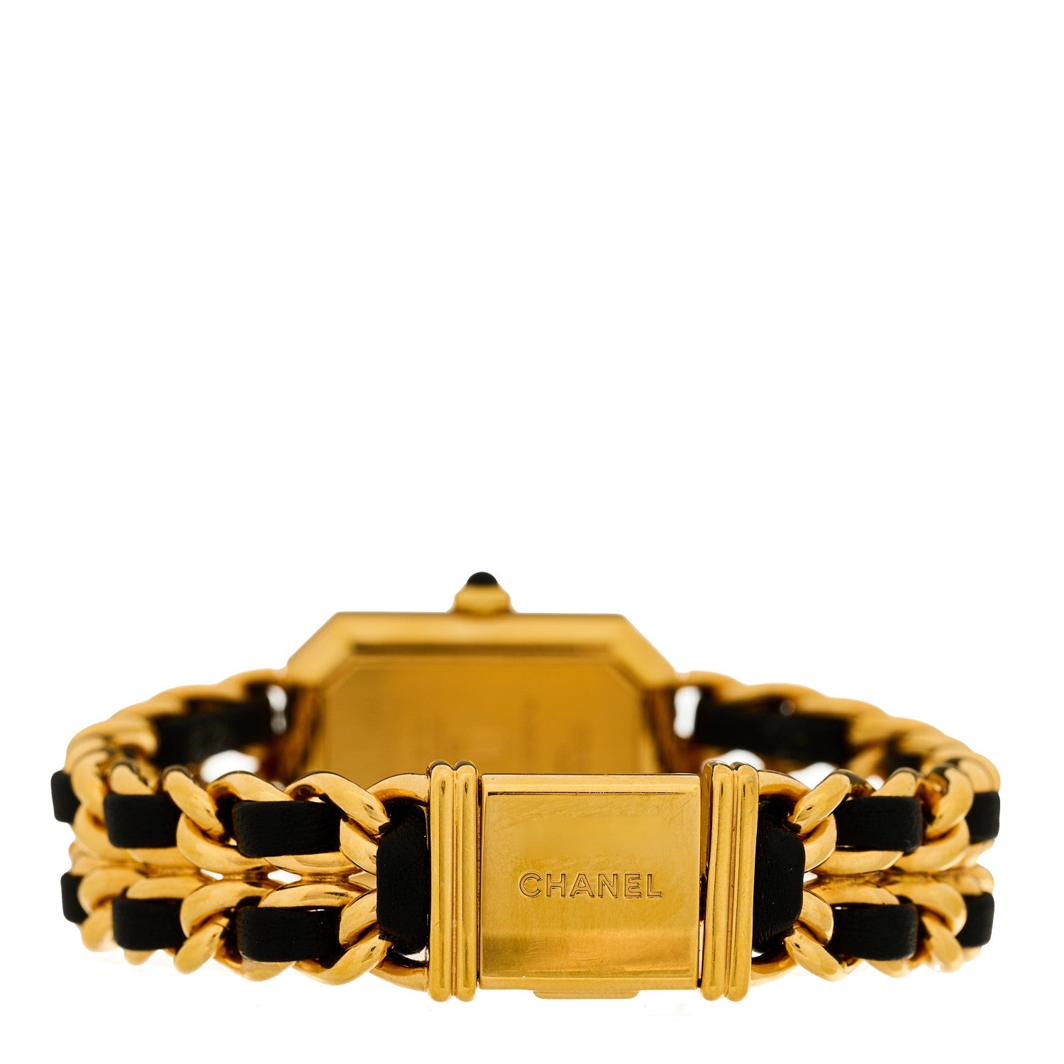 Stainless Steel Lambskin 20mm Chain Premiere Quartz Watch Gold M