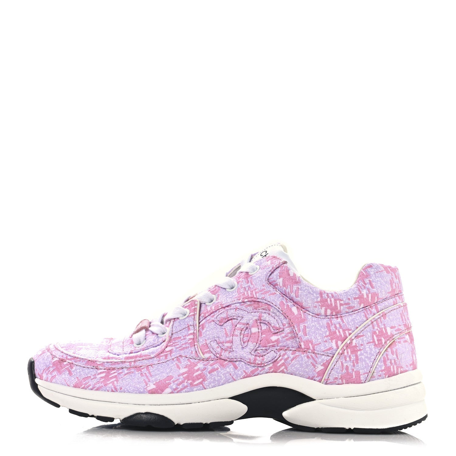 Tweed CC Sneakers 39 Pink