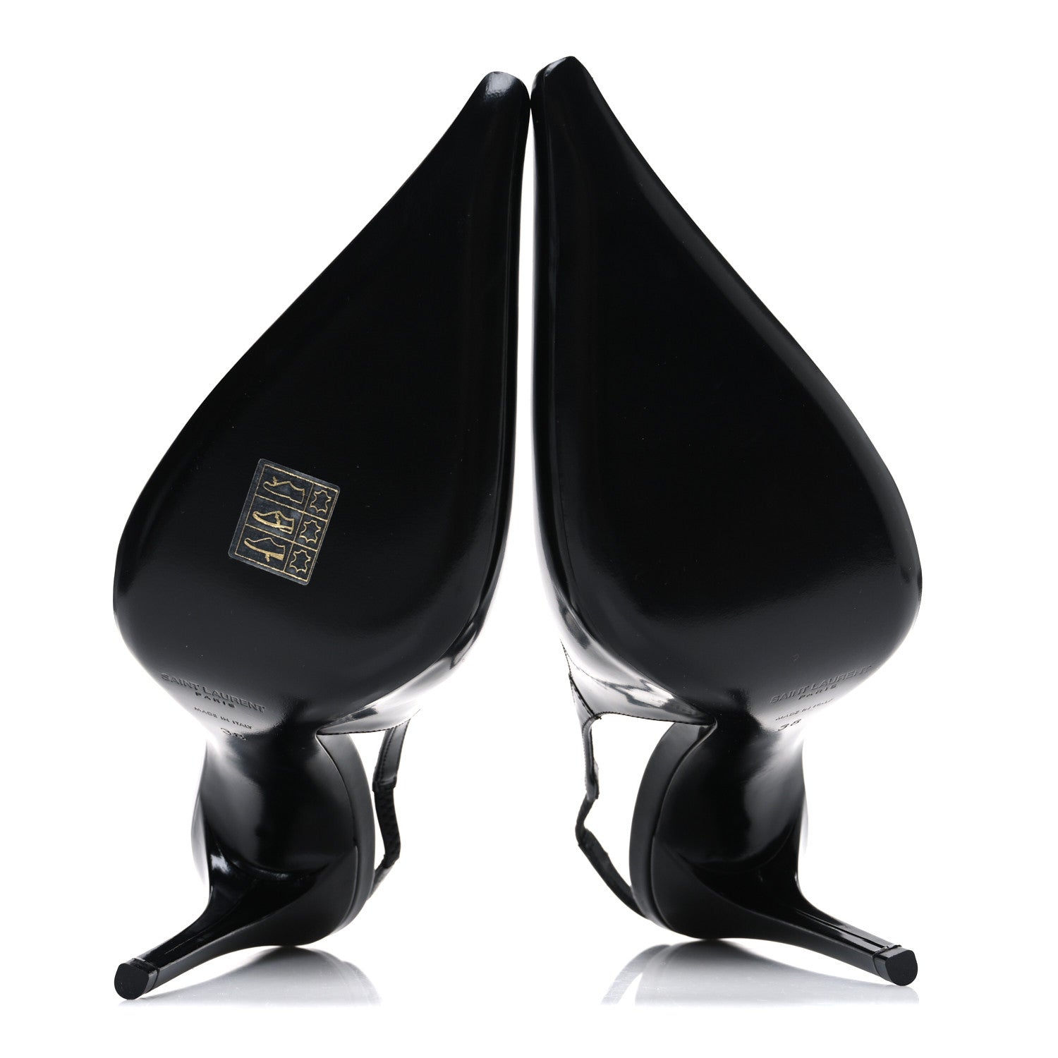Patent Vendome Slingback Pumps 38 Black