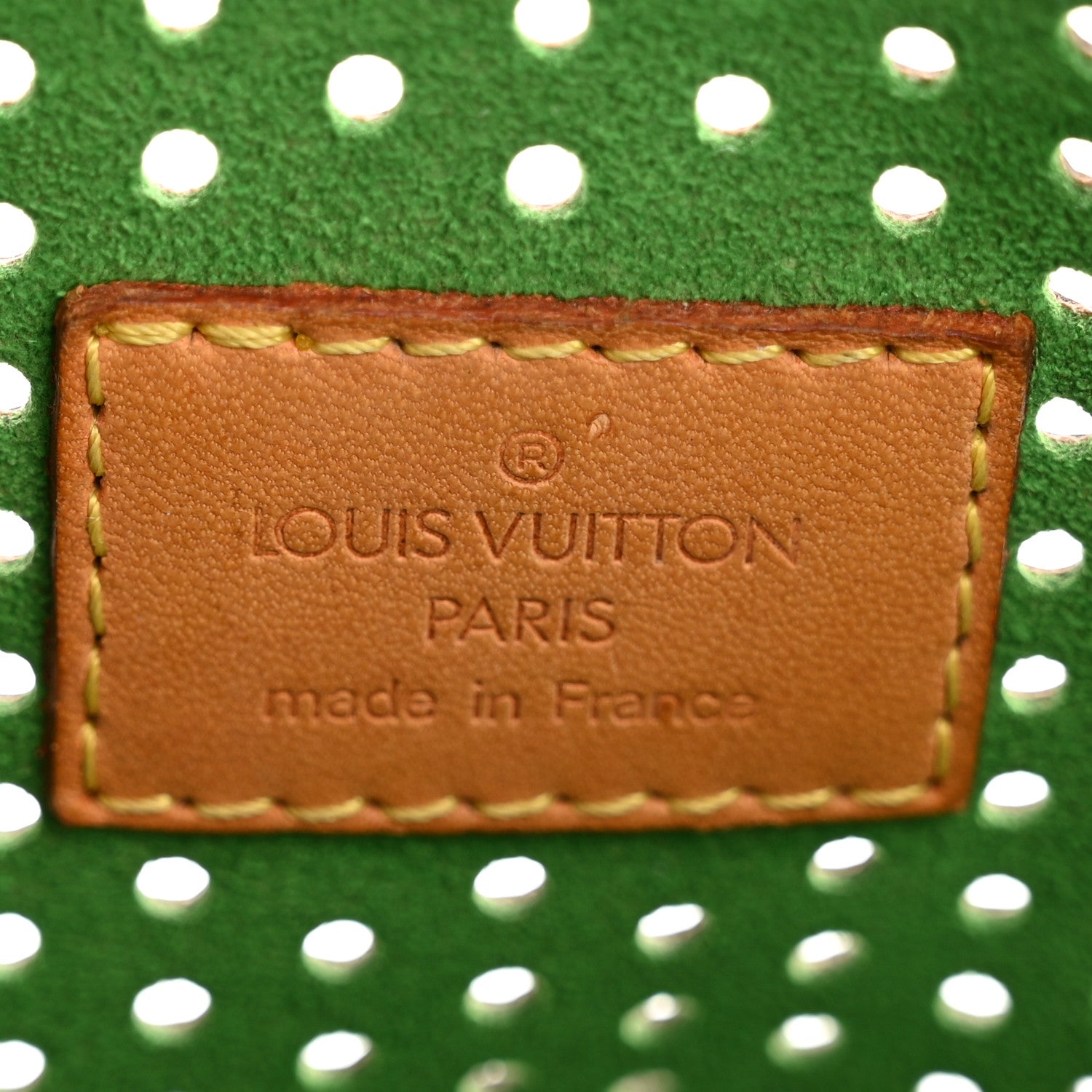 Monogram Perforated Speedy 30 Green