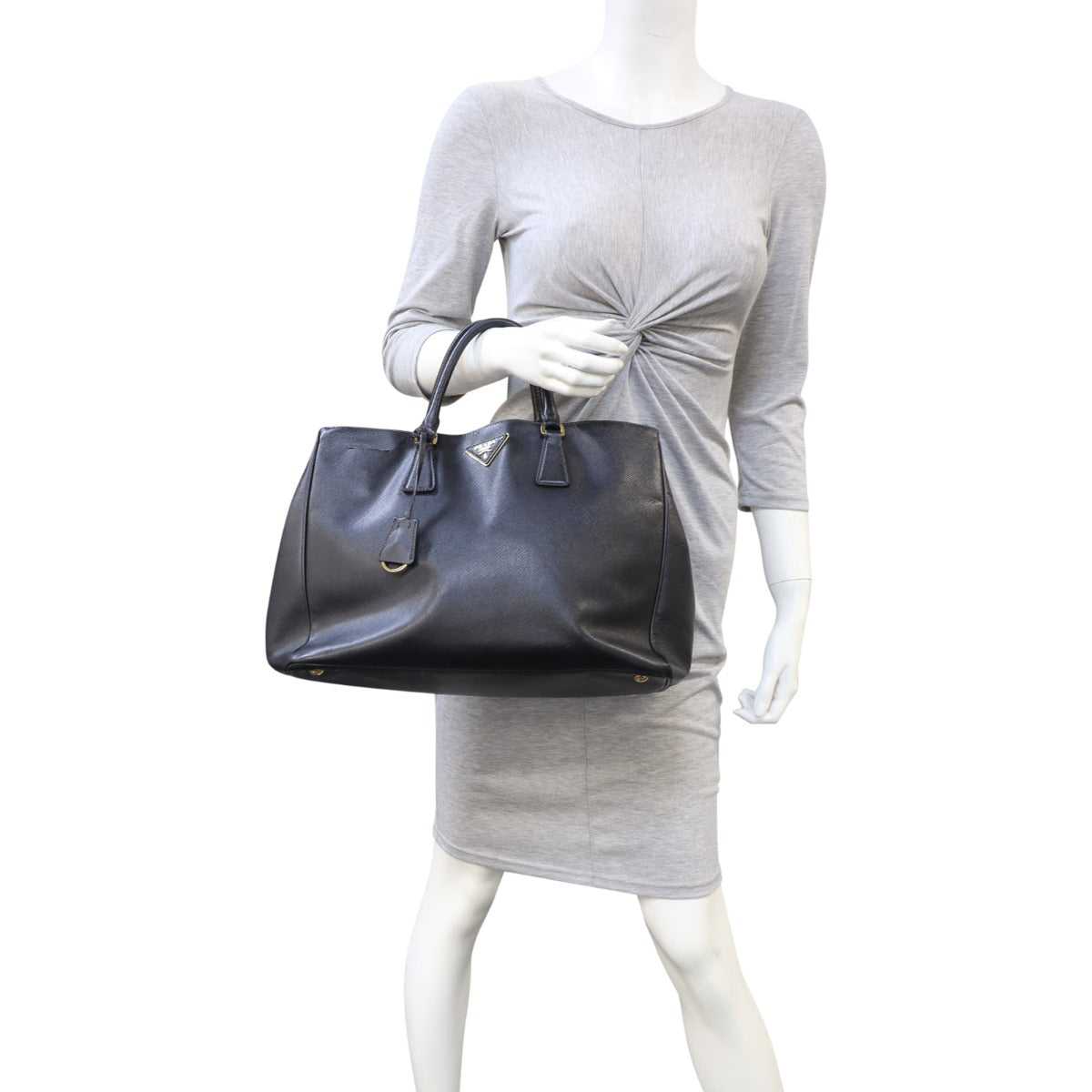 Prada Saffiano Lux Galleria Double Zip Tote Large