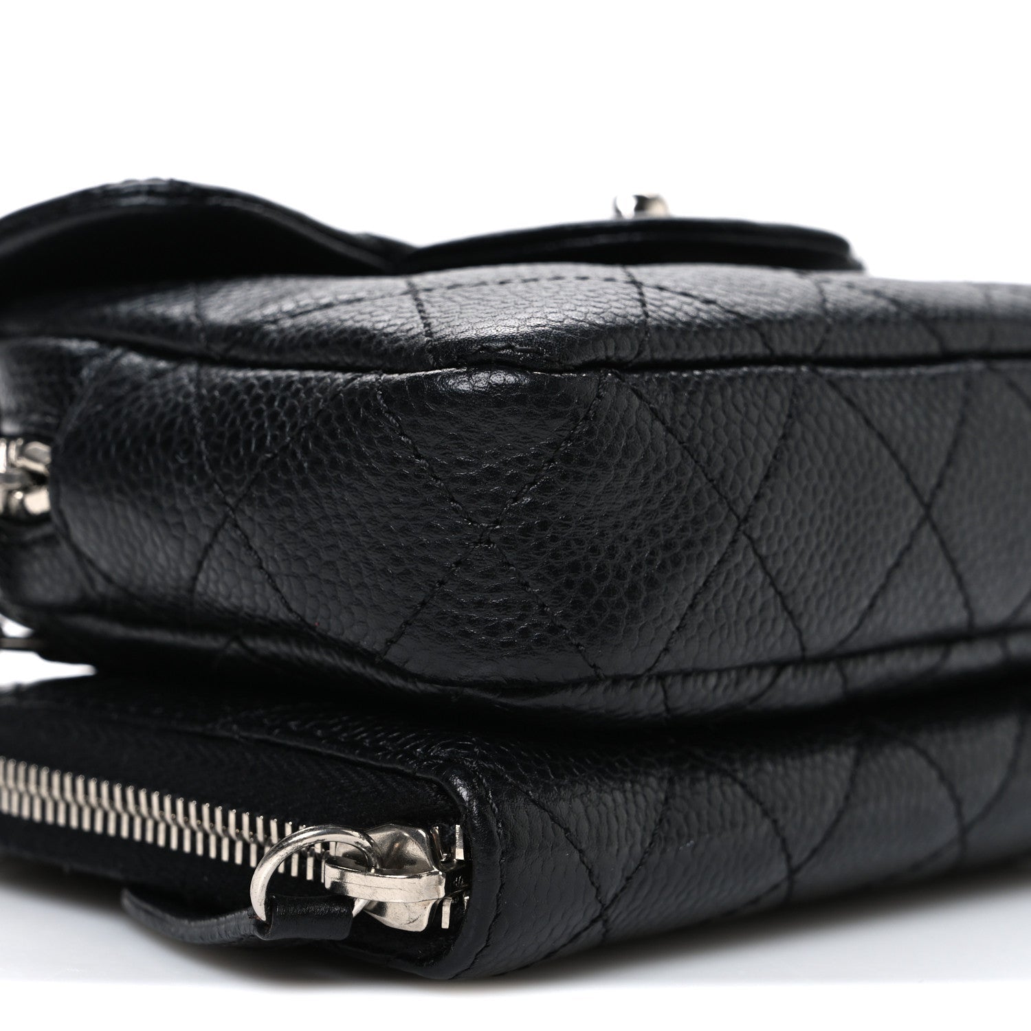 Caviar Quilted New Mini Flap Black