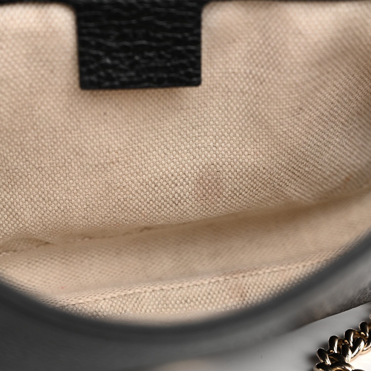 Pebbled Calfskin Medium Soho Flap Crossbody Black