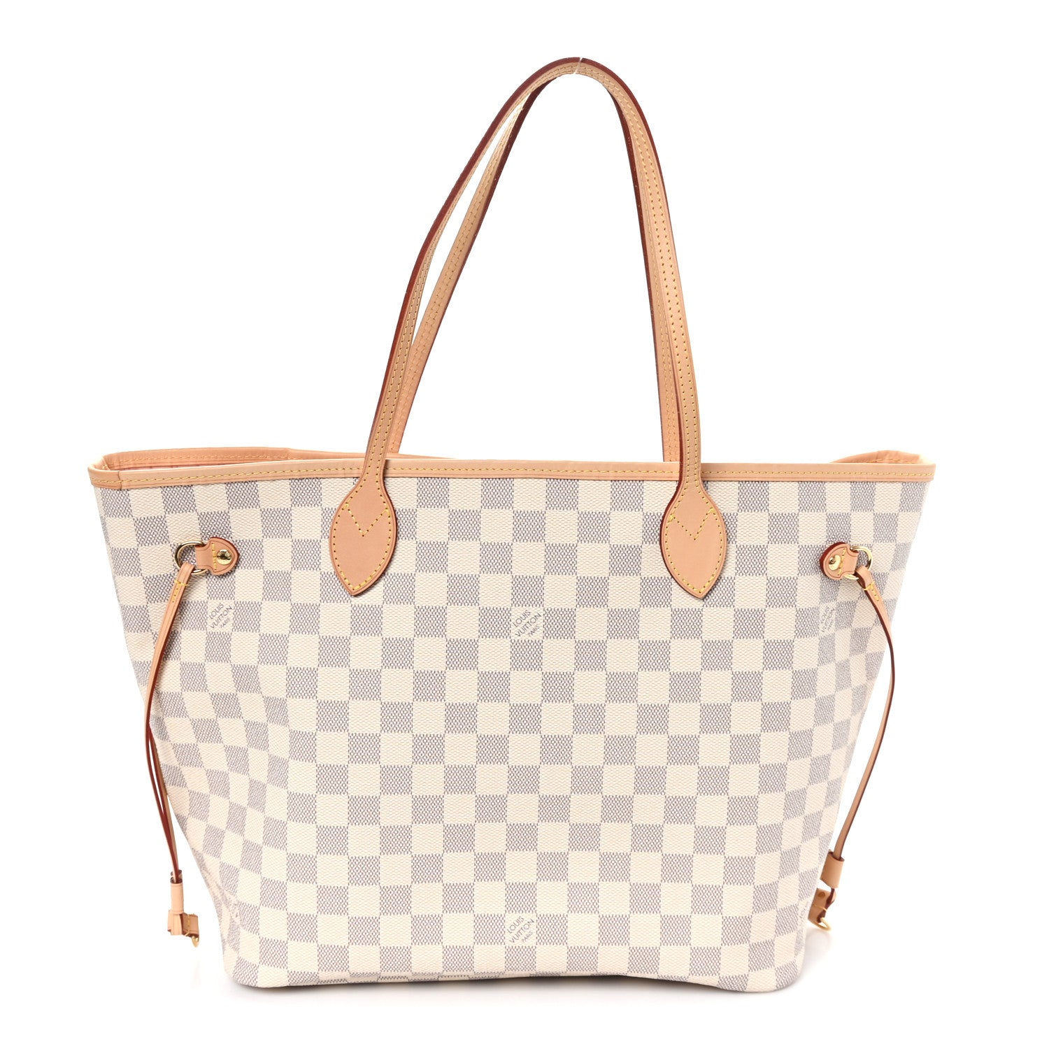 Damier Azur Neo Neverfull MM Rose Ballerine