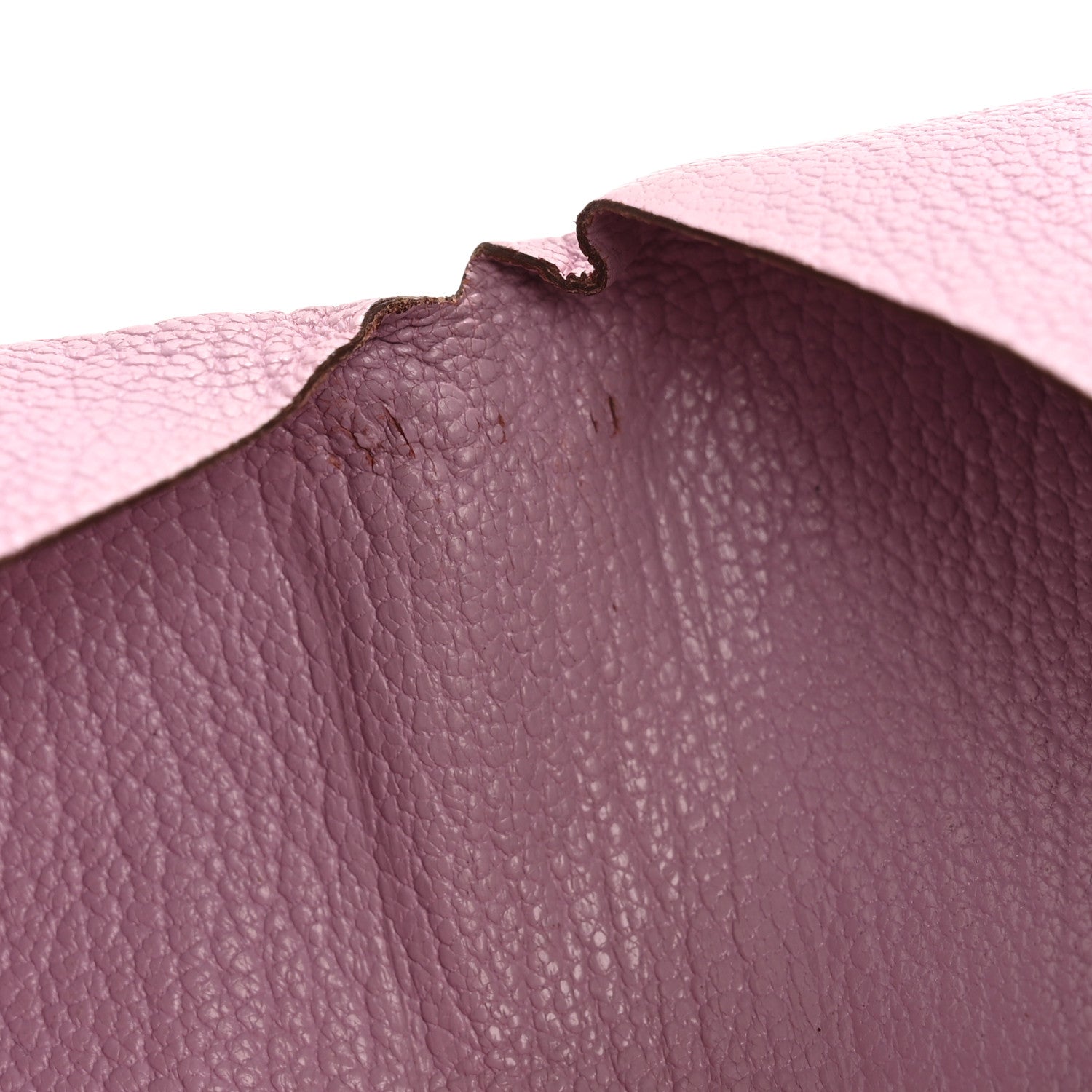 Chevre Mysore Calvi Card Case Mauve Sylvestre