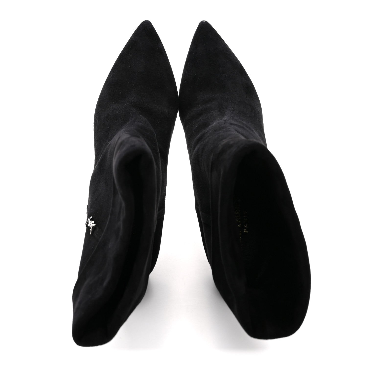 Kid Scamosciato Niki 85 Wedge Booties 39.5 Black
