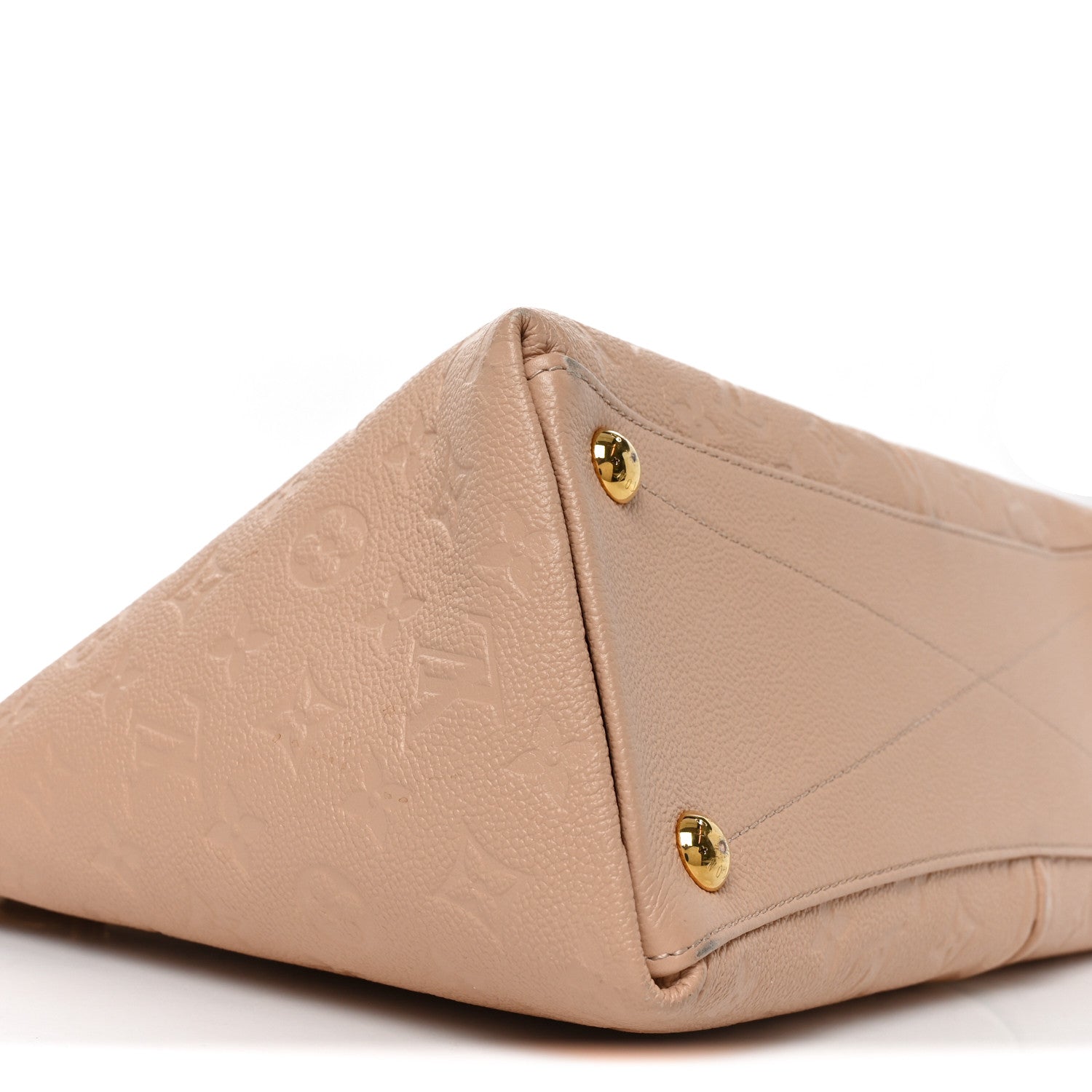 Empreinte V Tote MM Beige Rose Creme