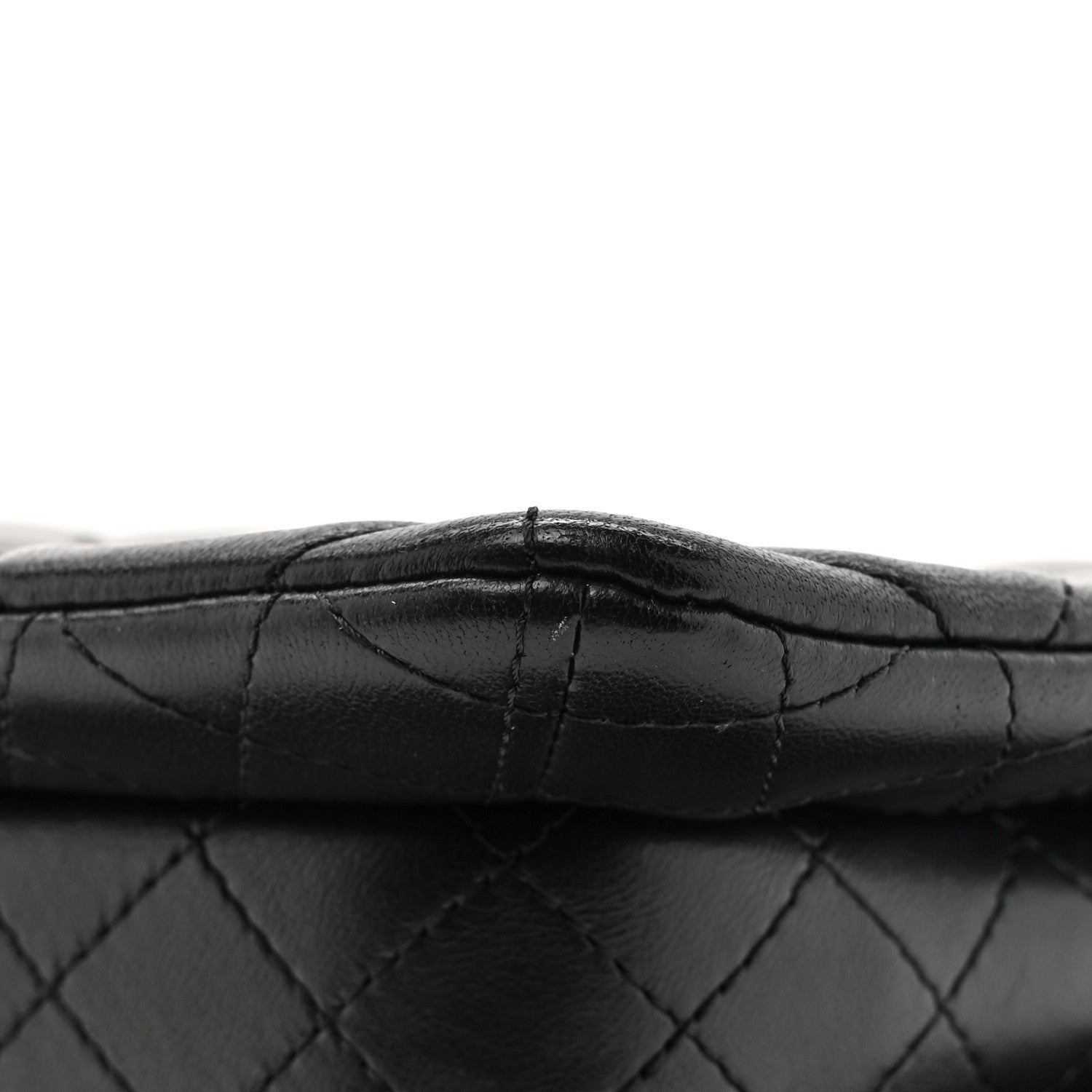 Lambskin Quilted On And On Small Chain Flap Black