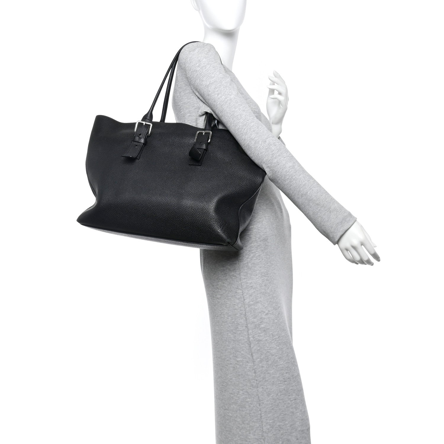 Taurillon Cabas Voyage Tote Black