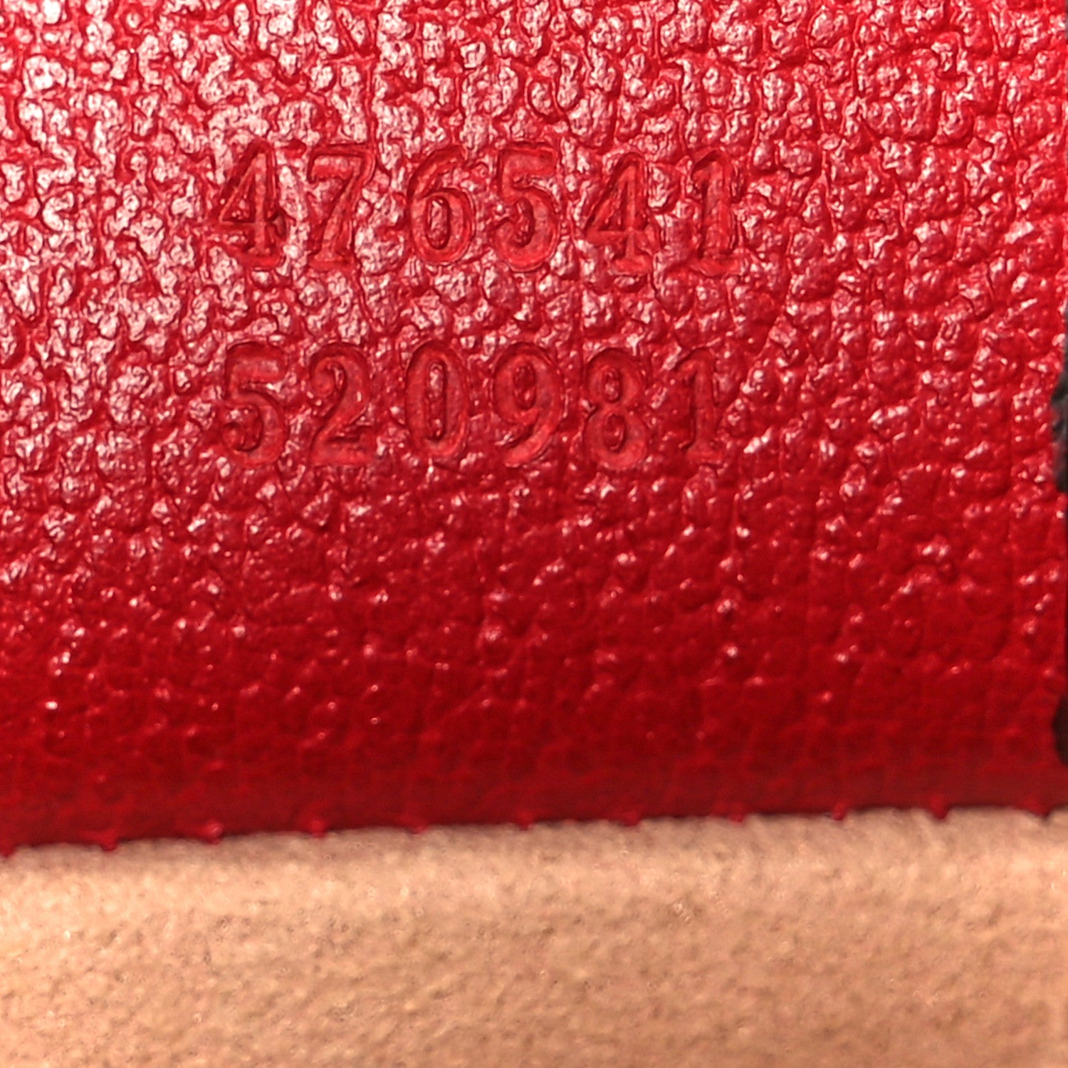 GG Supreme Monogram Small Queen Margaret Top Handle Bag Red