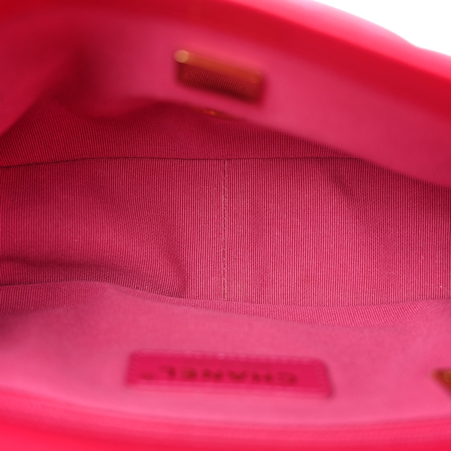 Caviar Quilted Small Twist Your Buttons Flap Fuchsia