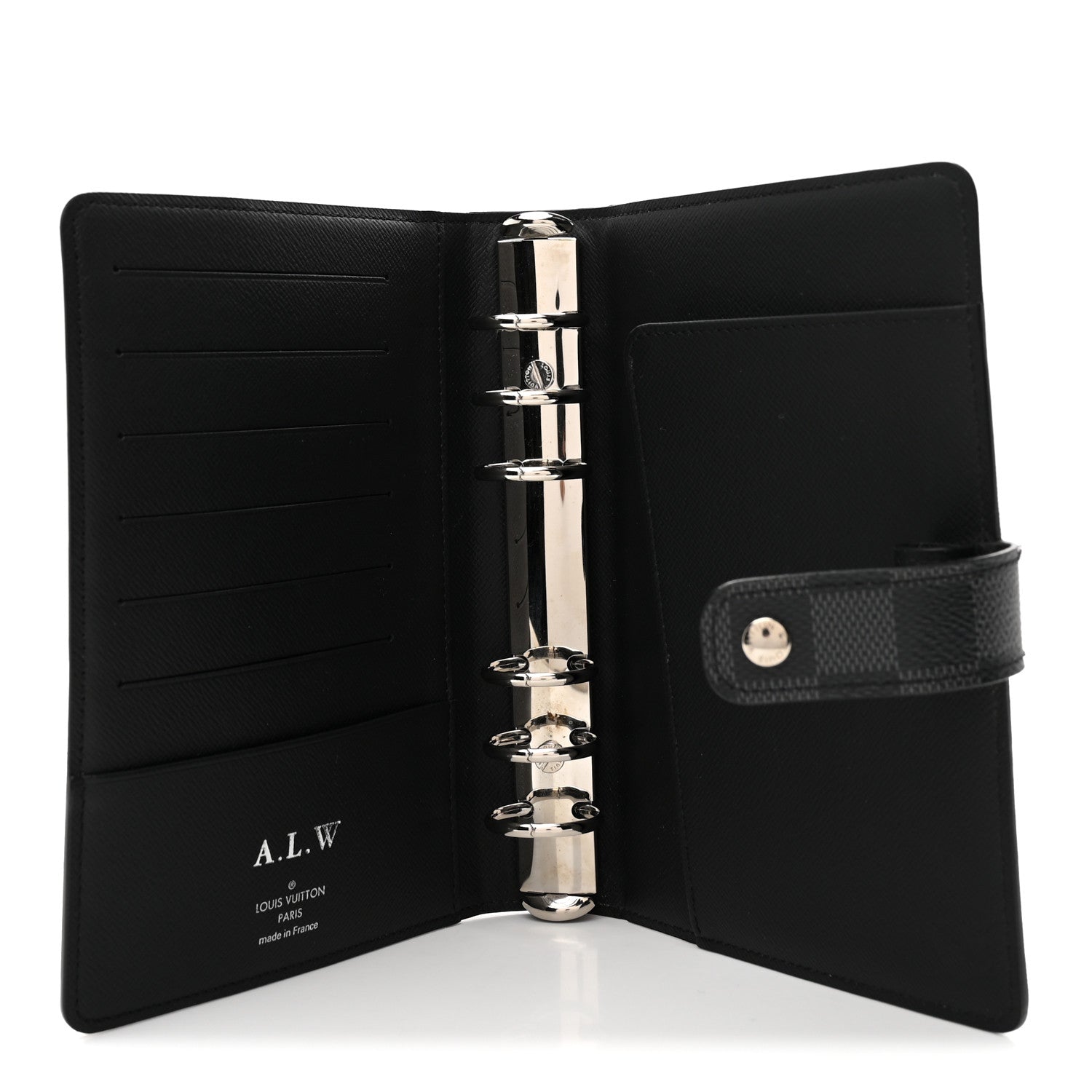 Damier Graphite Medium Ring Agenda Cover