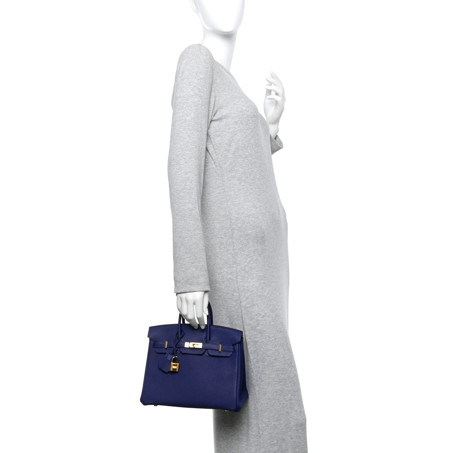Togo Birkin 25 Bleu Encre