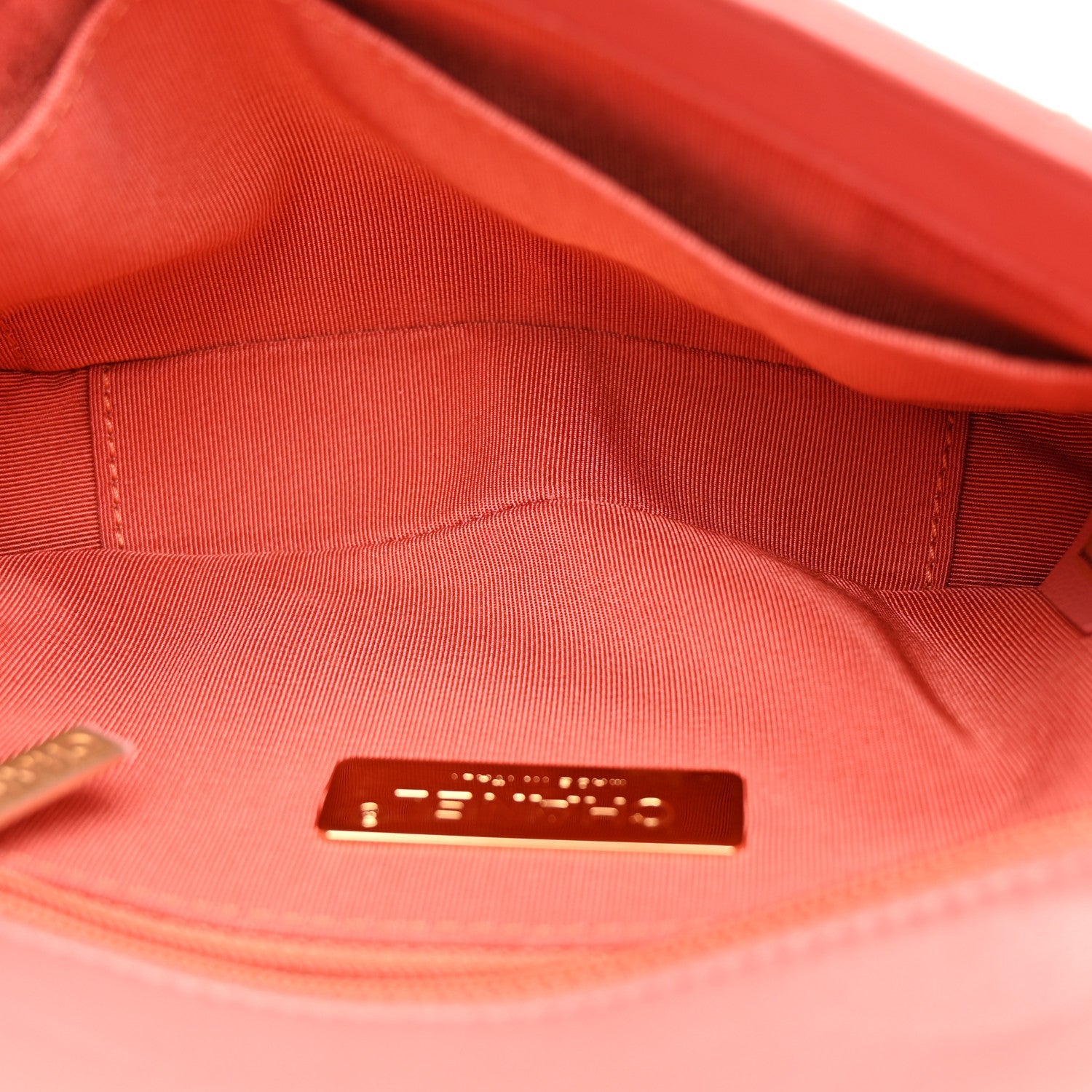 Lambskin Quilted Chain Infinity Waist Belt Bag Pink