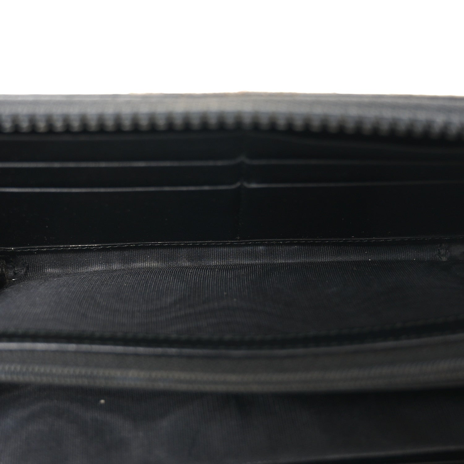 GG Supreme Monogram Blooms Zip Around Wallet Beige New Military Black