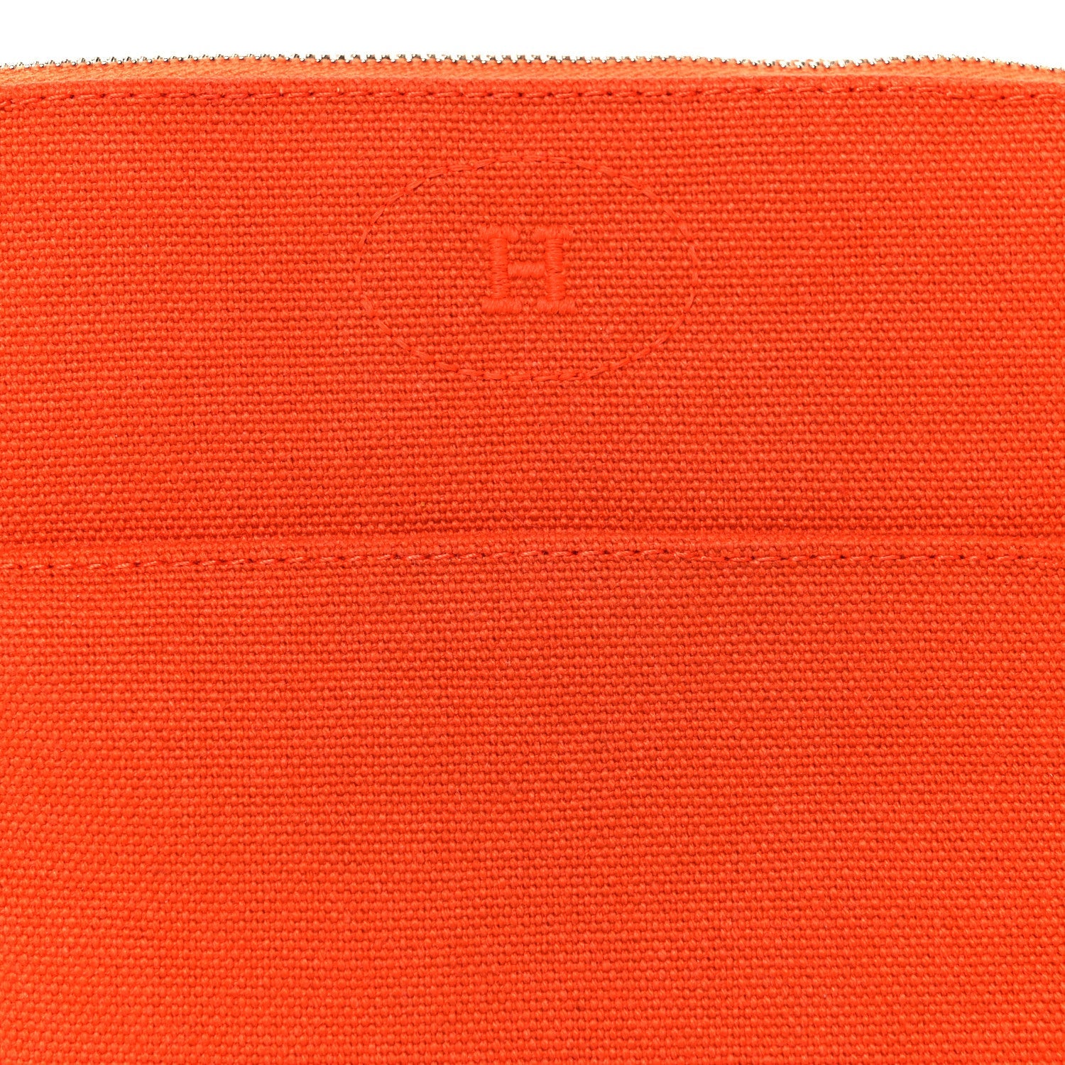 Cotton Canvas Mini Mini Bolide Travel Cosmetic Pouch Feu