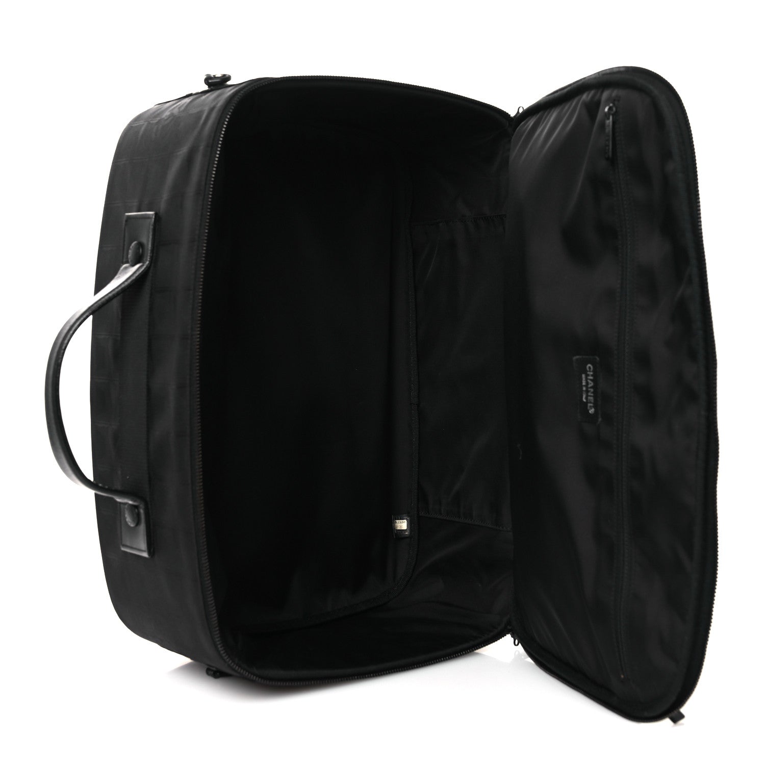 Nylon Travel Shoulder Bag Black
