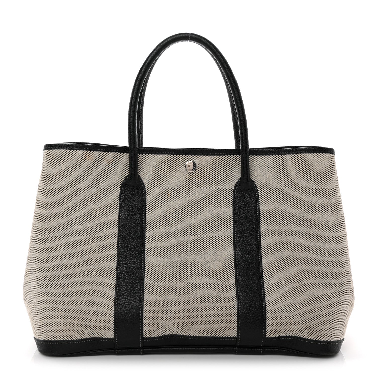 Toile Buffle Skipper Garden Party 36 MM Tote Black