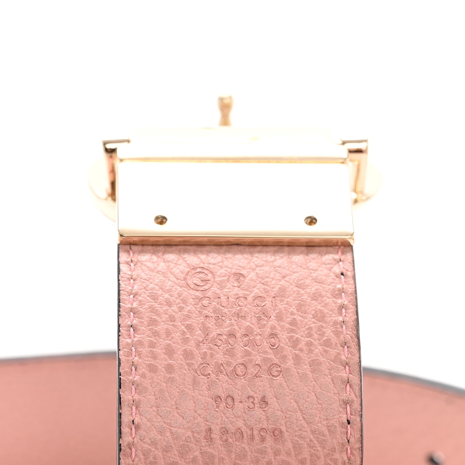 Calfskin 1973 Reversible Belt 90 36 Black Pink