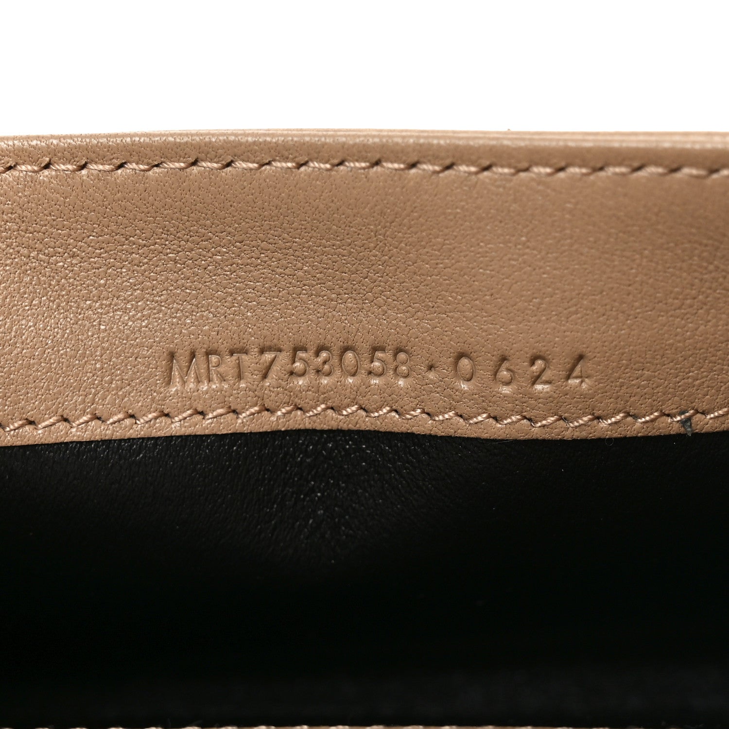 Lambskin Carre Quilted Cassandre Compact Envelope Card Case Dark Toffee