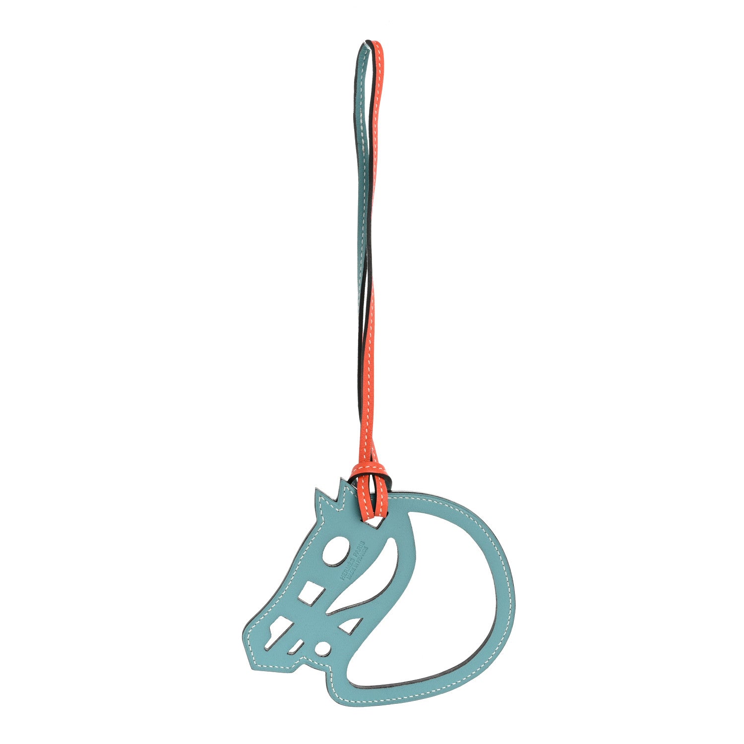 Swift Paddock Cheval Horse Bag Charm Bleu Atoll Feu