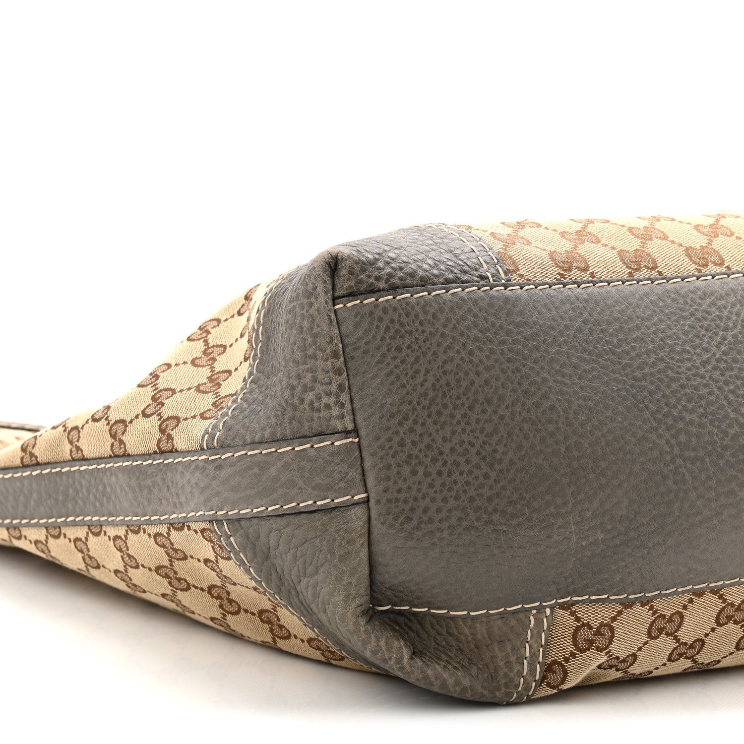 Monogram Large Sunset Tote  Brown Grey