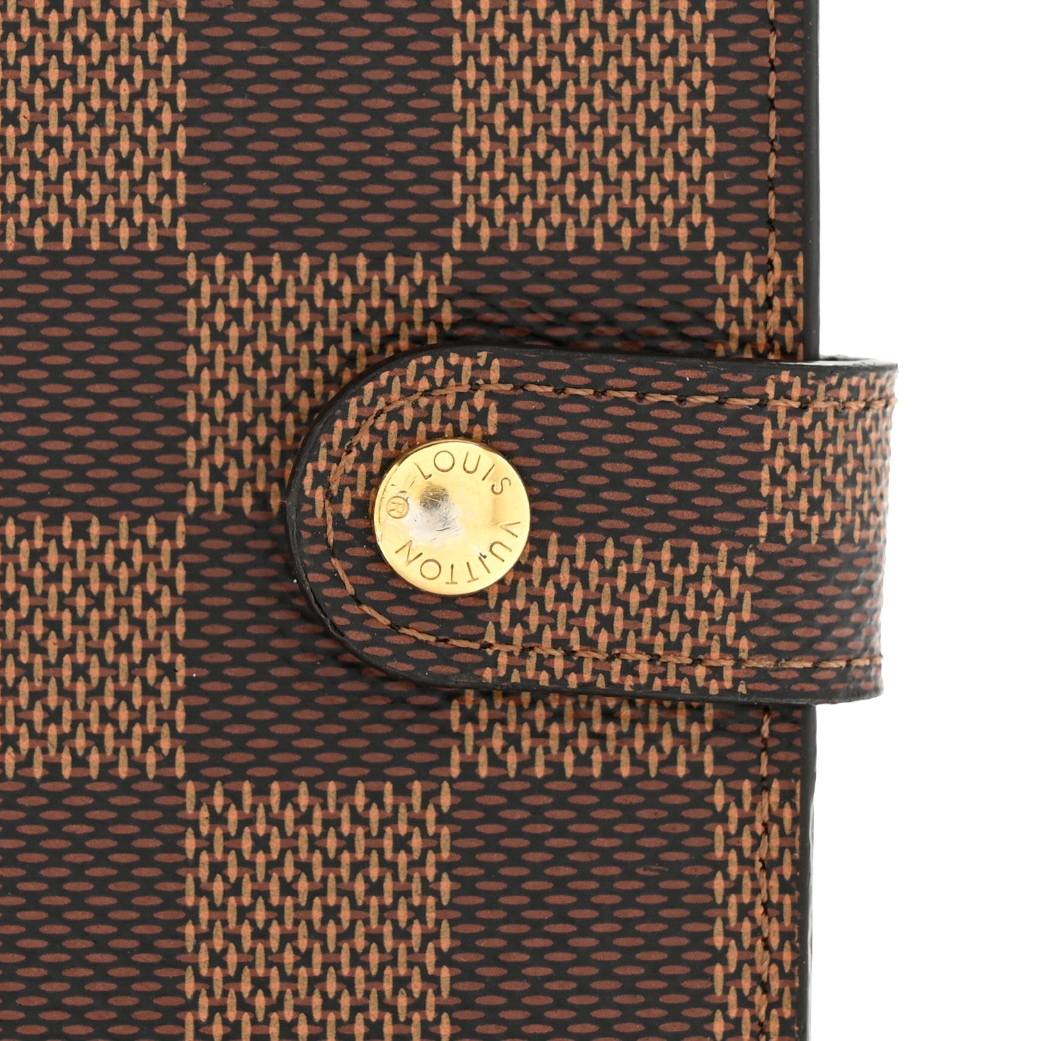 Damier Ebene Small Ring Agenda Cover