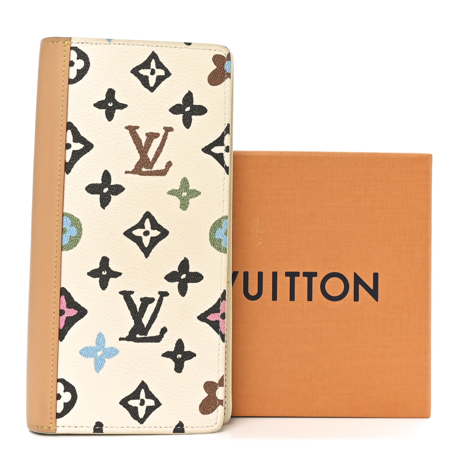 X TYLER THE CREATOR Monogram Craggy Brazza Wallet Vanilla