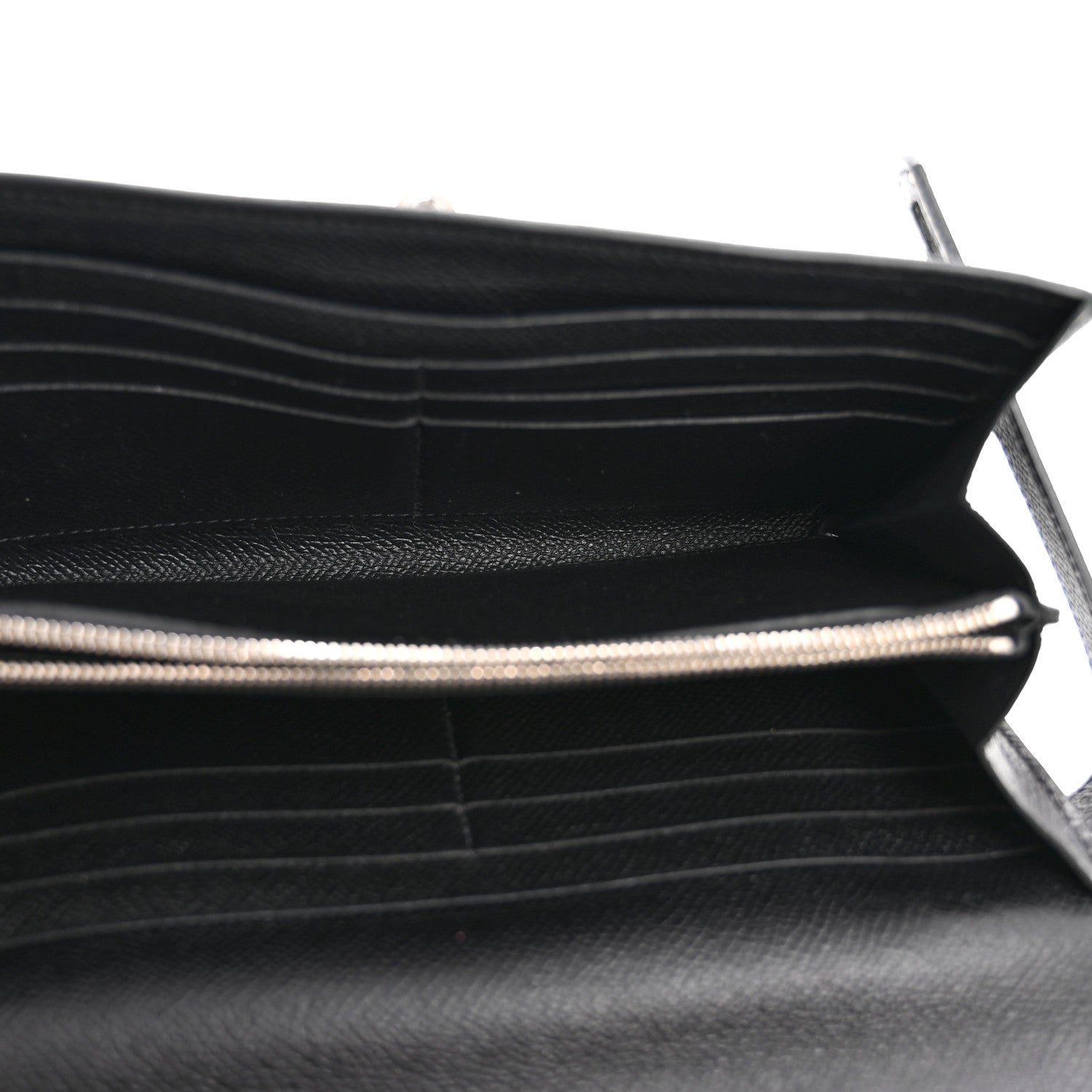 Epsom Kelly Longue Wallet Black