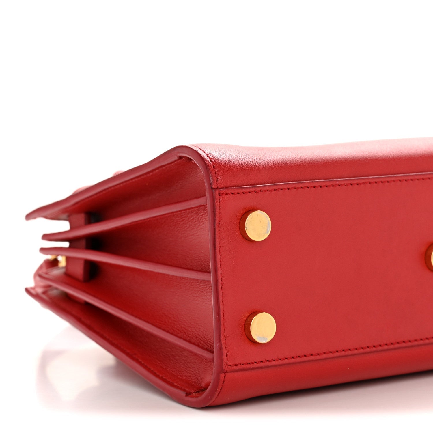 Calfskin Nano Sac De Jour Lipstick Red