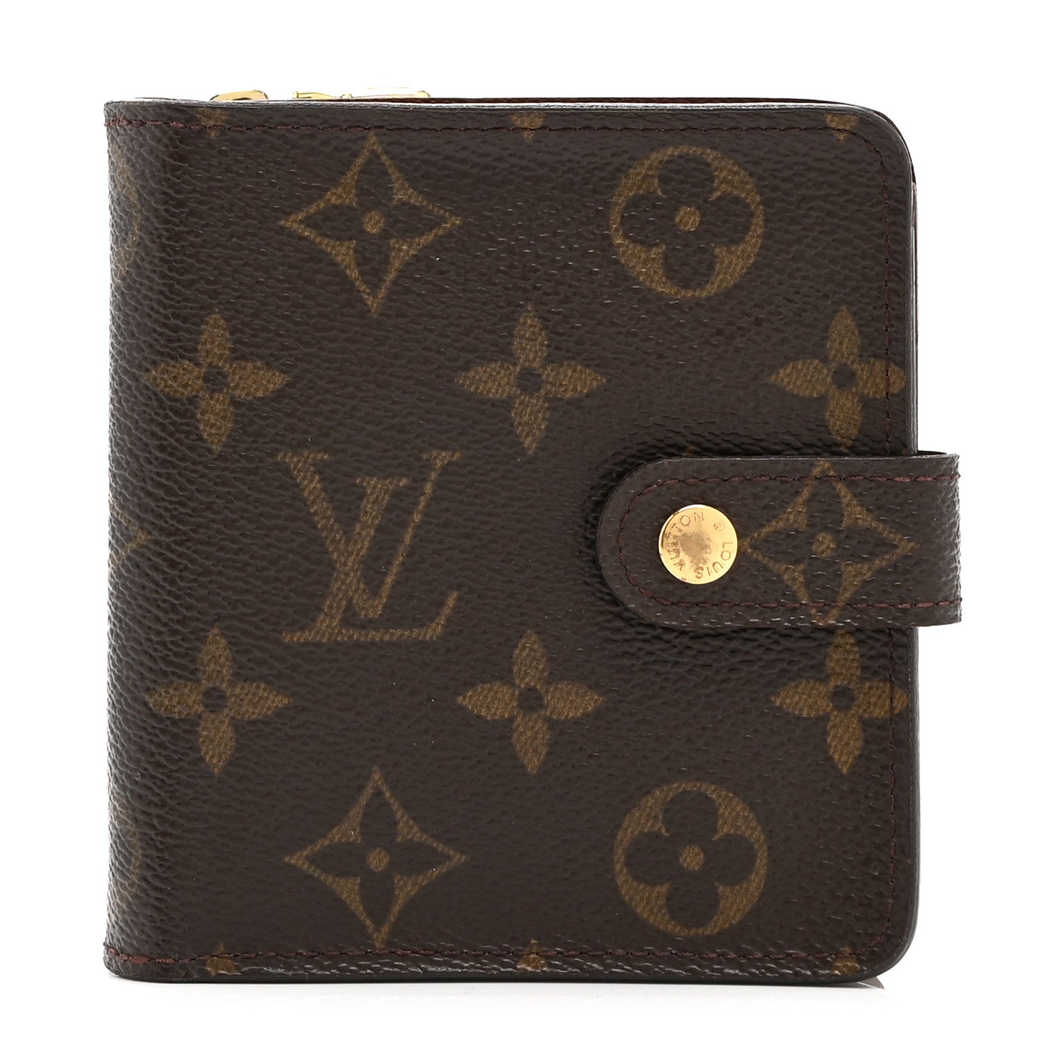 Monogram Compact Zippe Zipped Wallet