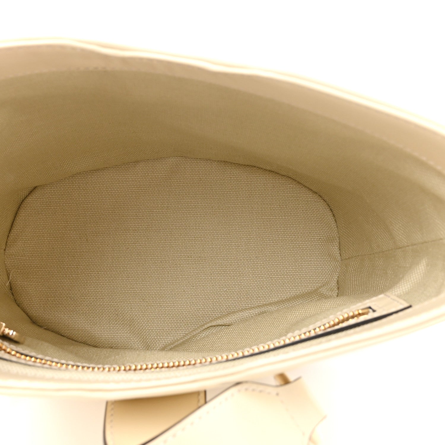 Tritone Calfskin Web Mini Ophidia Bucket Bag New Ivoire