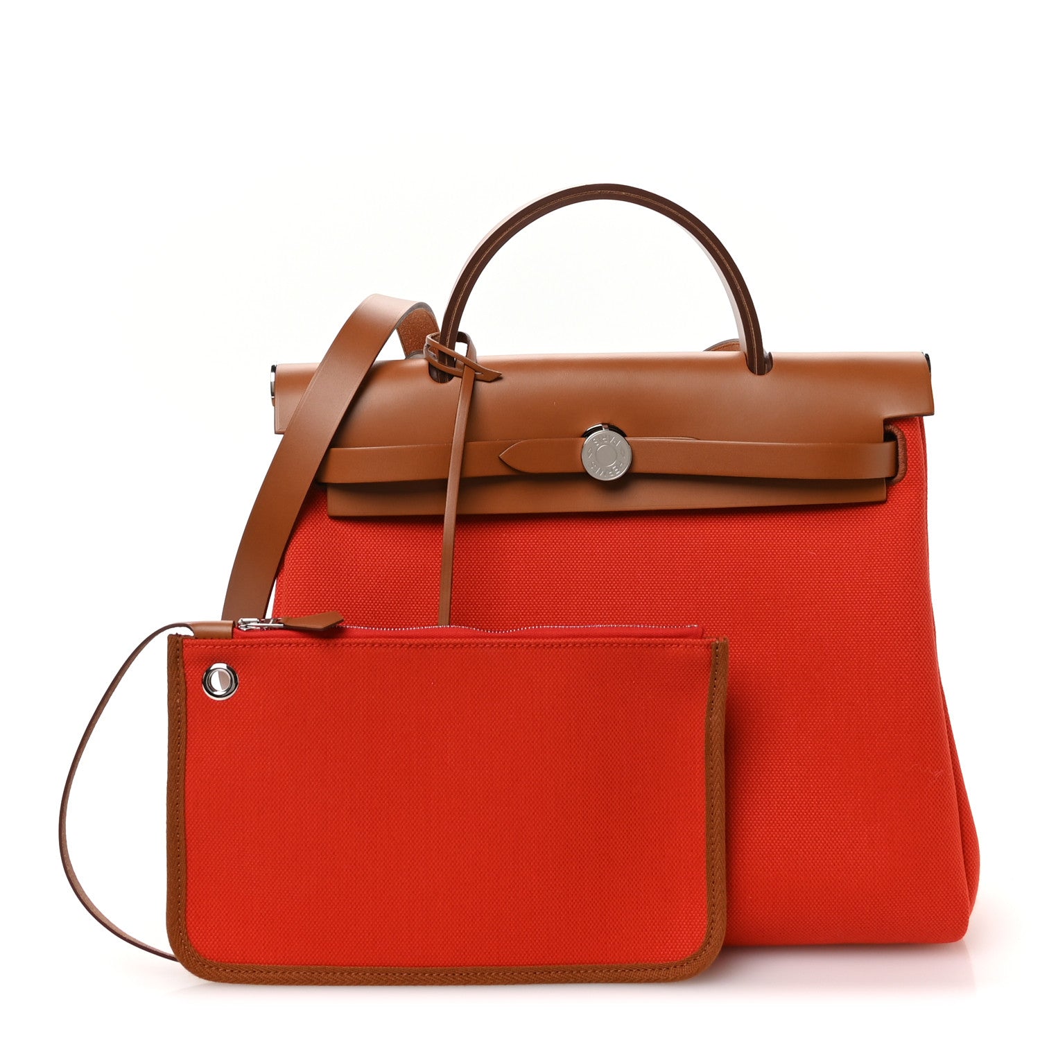 Vache Hunter Toile Herbag Zip Retourne 31 PM Orange Mecano Fauve