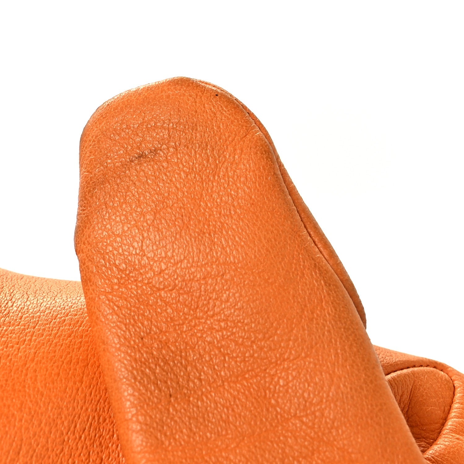 Lambskin Gloves 8 Orange