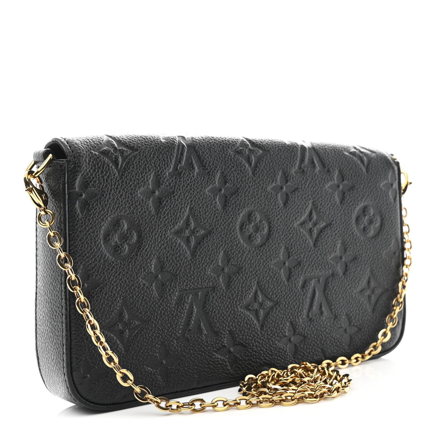 Empreinte Pochette Felicie Chain Wallet Black