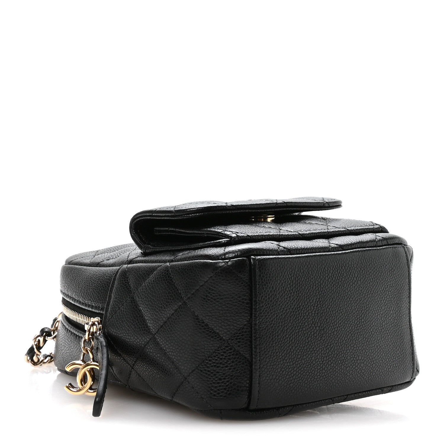 Caviar Quilted CC Mini Classic Backpack Black