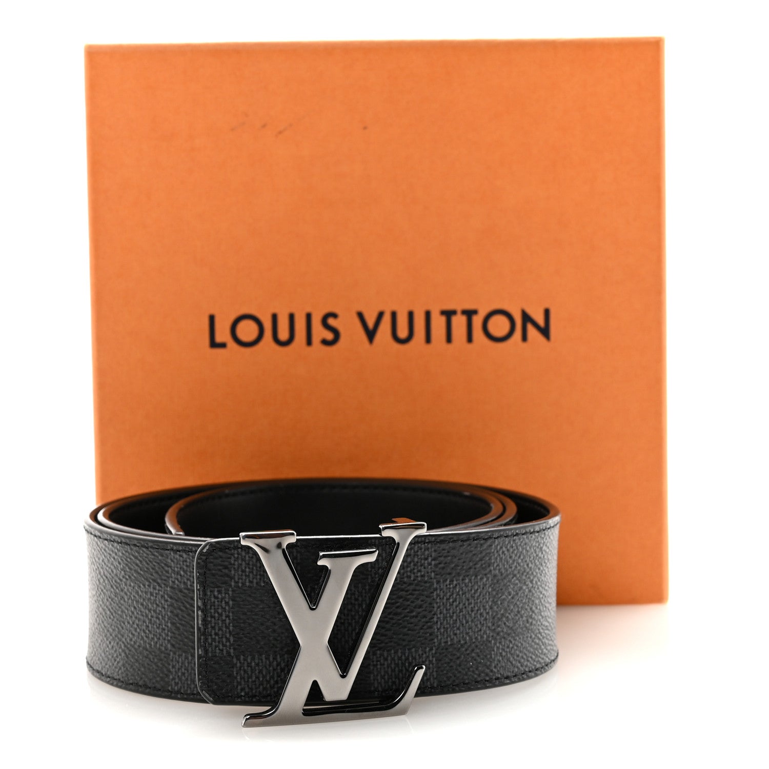 Damier Graphite 40mm LV Initiales 85 34 Belt