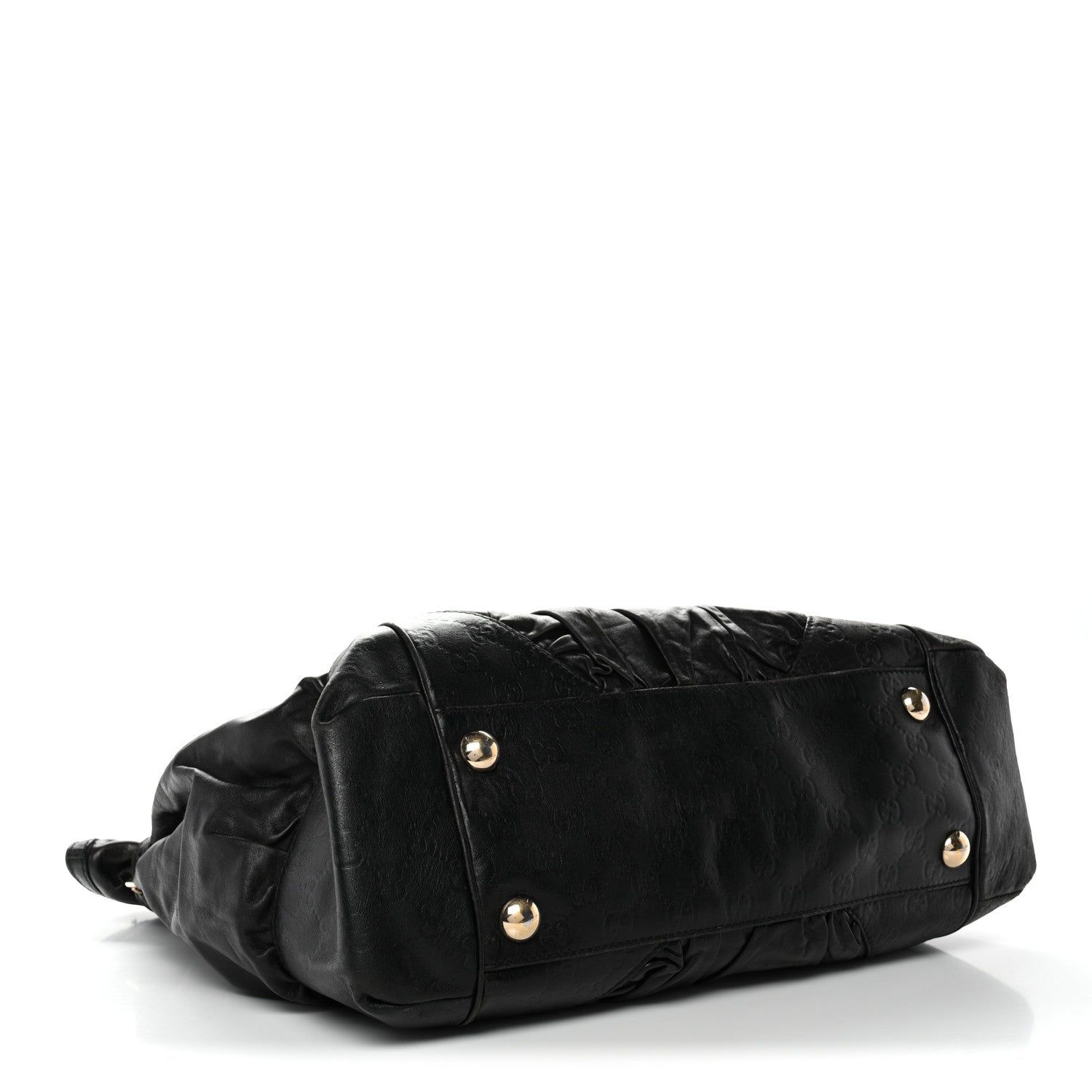 Calfskin Guccissima Full Moon Tote Black