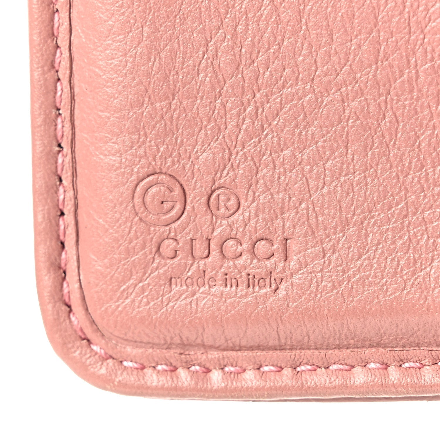 Soft Microguccissima Continental Zip Wallet Soft Pink